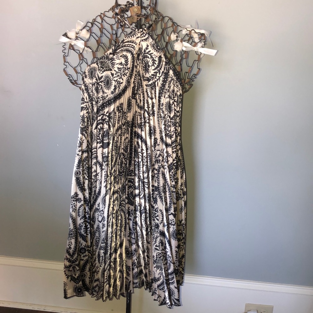 Black and White printed dress